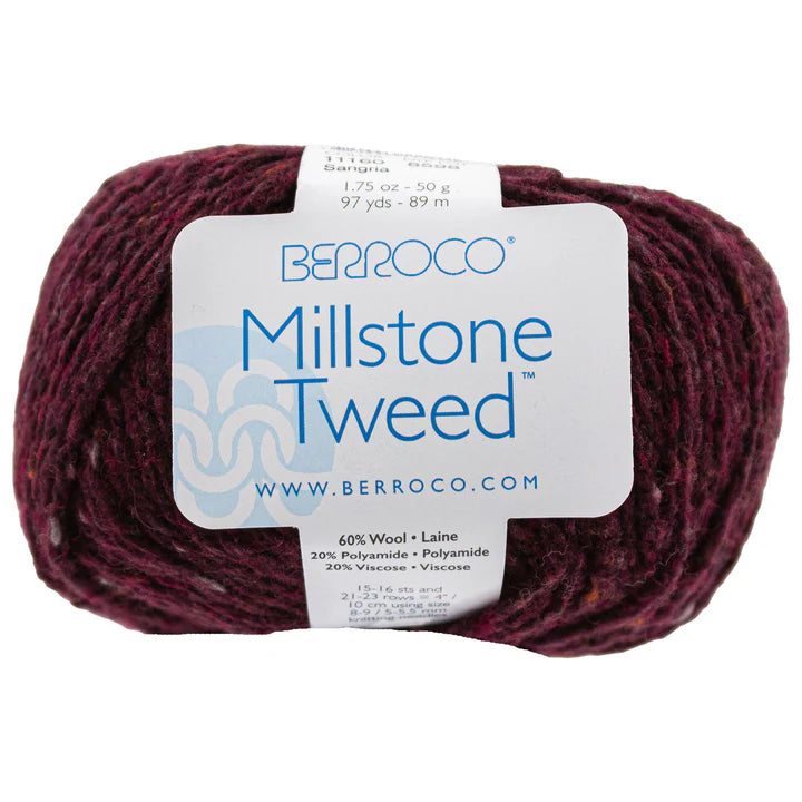 Photo of Yarn in Sangria from Berroco-Millstone Tweed