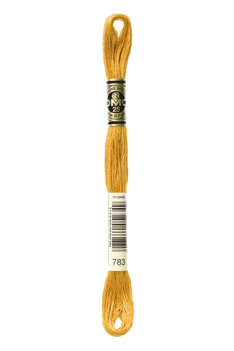 DMC - 6 Strand Floss - Color 783 - Old Gold – Humble Stitch