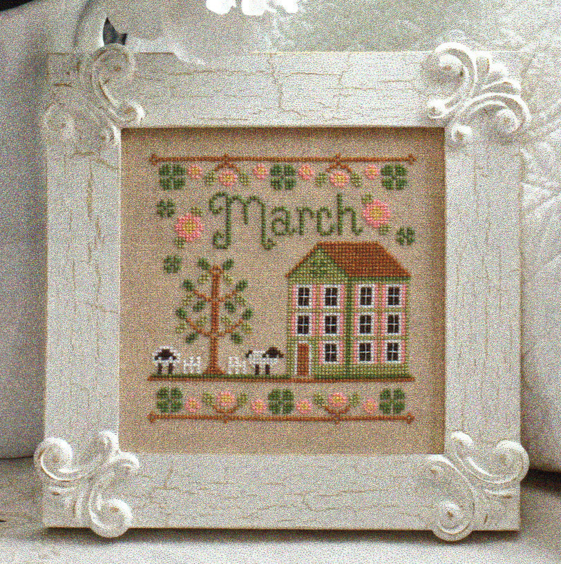 Photo of Cottage of the Month March in Cross Stitch from Country Cottage Needleworks