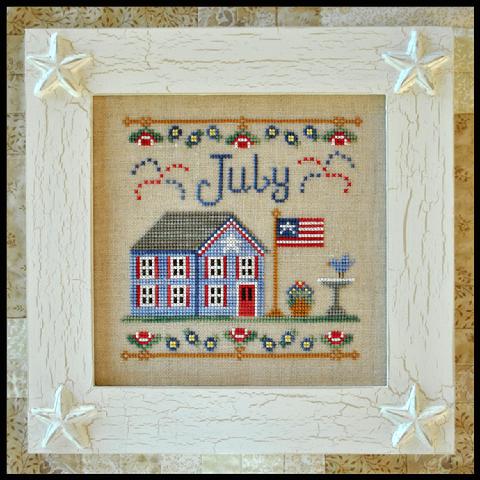 Photo of Cottage of the Month July in Cross Stitch from Country Cottage Needleworks