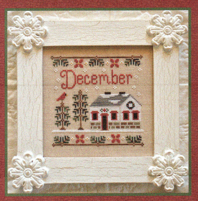 Photo of Cottage of the Month December in Cross Stitch from Country Cottage Needleworks
