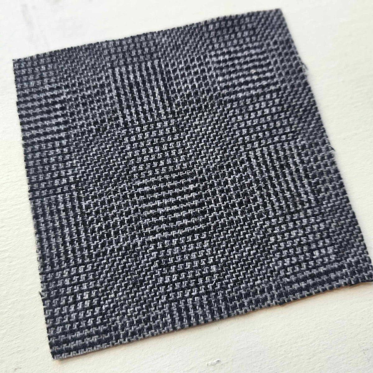 Wool Cut - Mini Square - Textured Black Squares – Humble Stitch