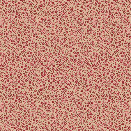 Photo of P & B Textiles 100% Cotton Fabric in Ditzy Floral Patriotic Red from Allegiance - 44"/45" Wide Fabric
