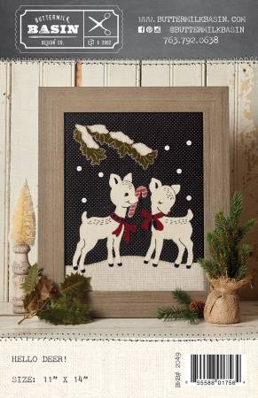 Photo of Buttermilk Basin Pattern in Hello Deer! - Wool Applique
