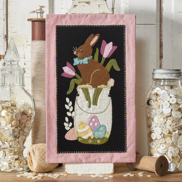 Photo of Ball Jar's Thru The Year April in Wool Applique from Buttermilk Basin
