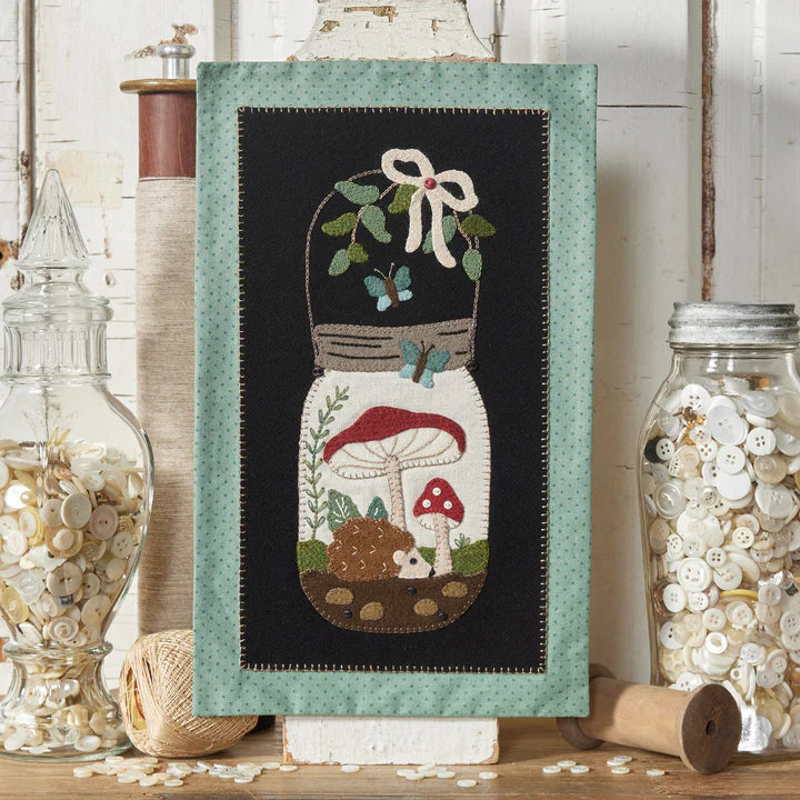 Photo of Ball Jar's Thru The Year June in Wool Applique from Buttermilk Basin