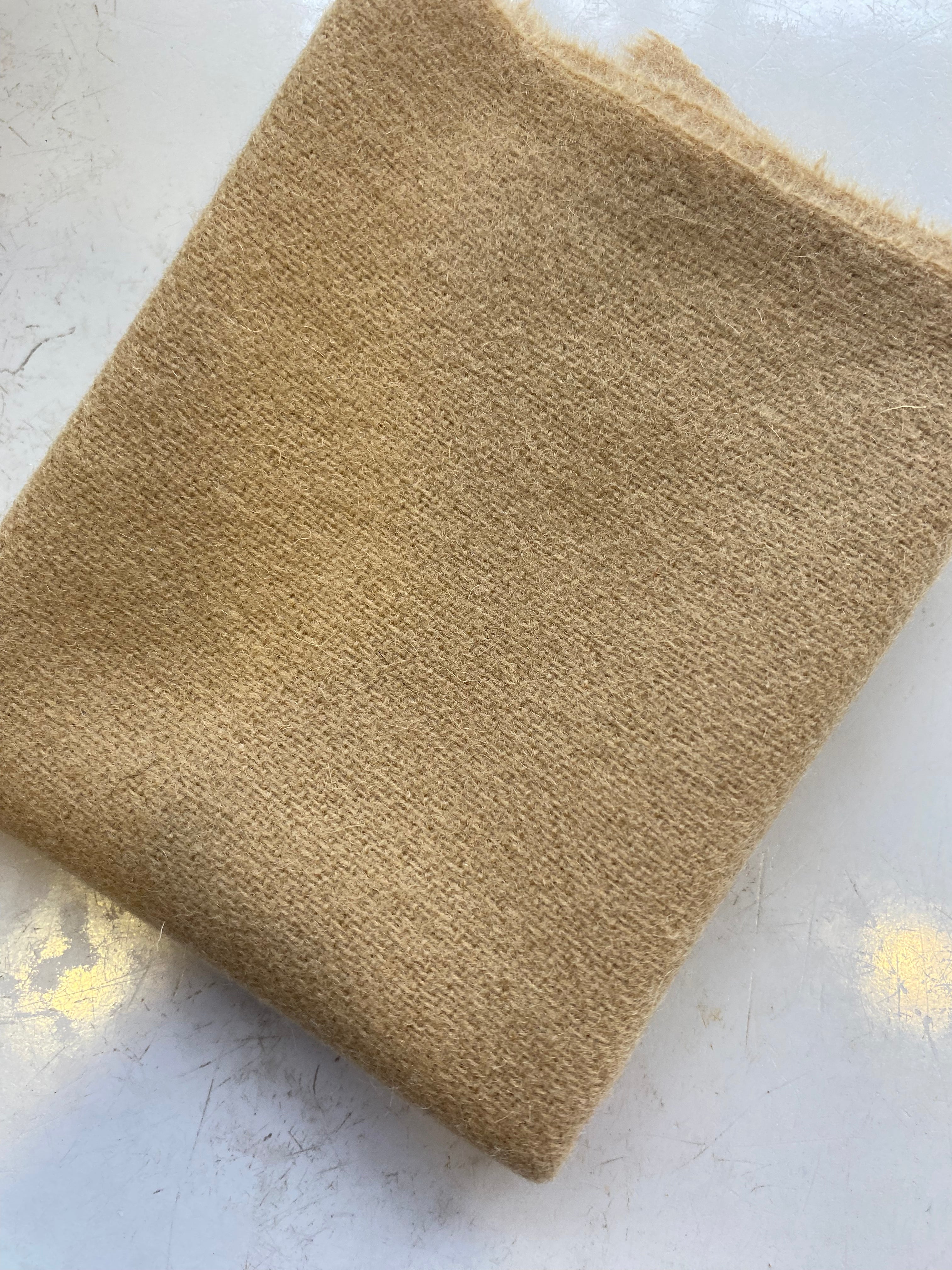 Photo of Felted Wool Pre-Cut 100% Wool in Beige - Medium - 10" x 9"