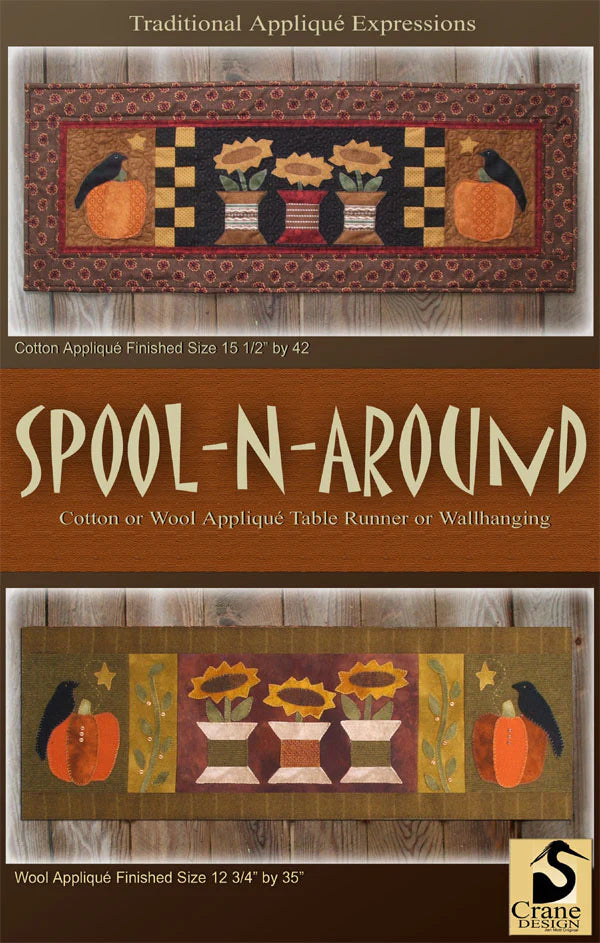 Photo of Traditional Expressions in Pool-N-Around from Crane Design - Wool Applique Pattern
