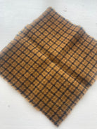 Photo of Felted Wool Pre-Cut 100% Wool in Dark Yellow Squares - Small - 8" x 7"