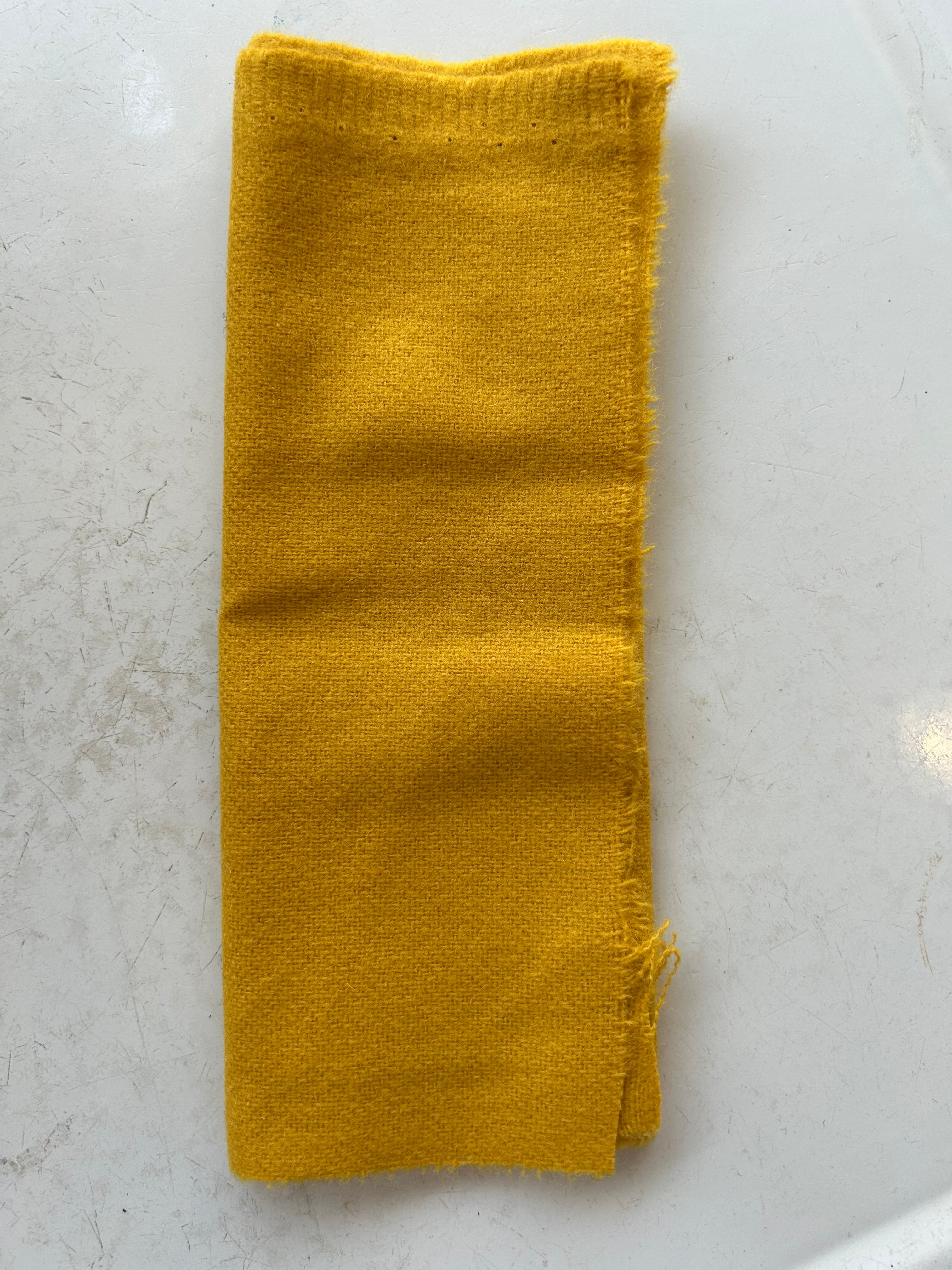 Photo of Felted Wool Pre-Cut 100% Wool in Mustard - Medium - 10" x 9"