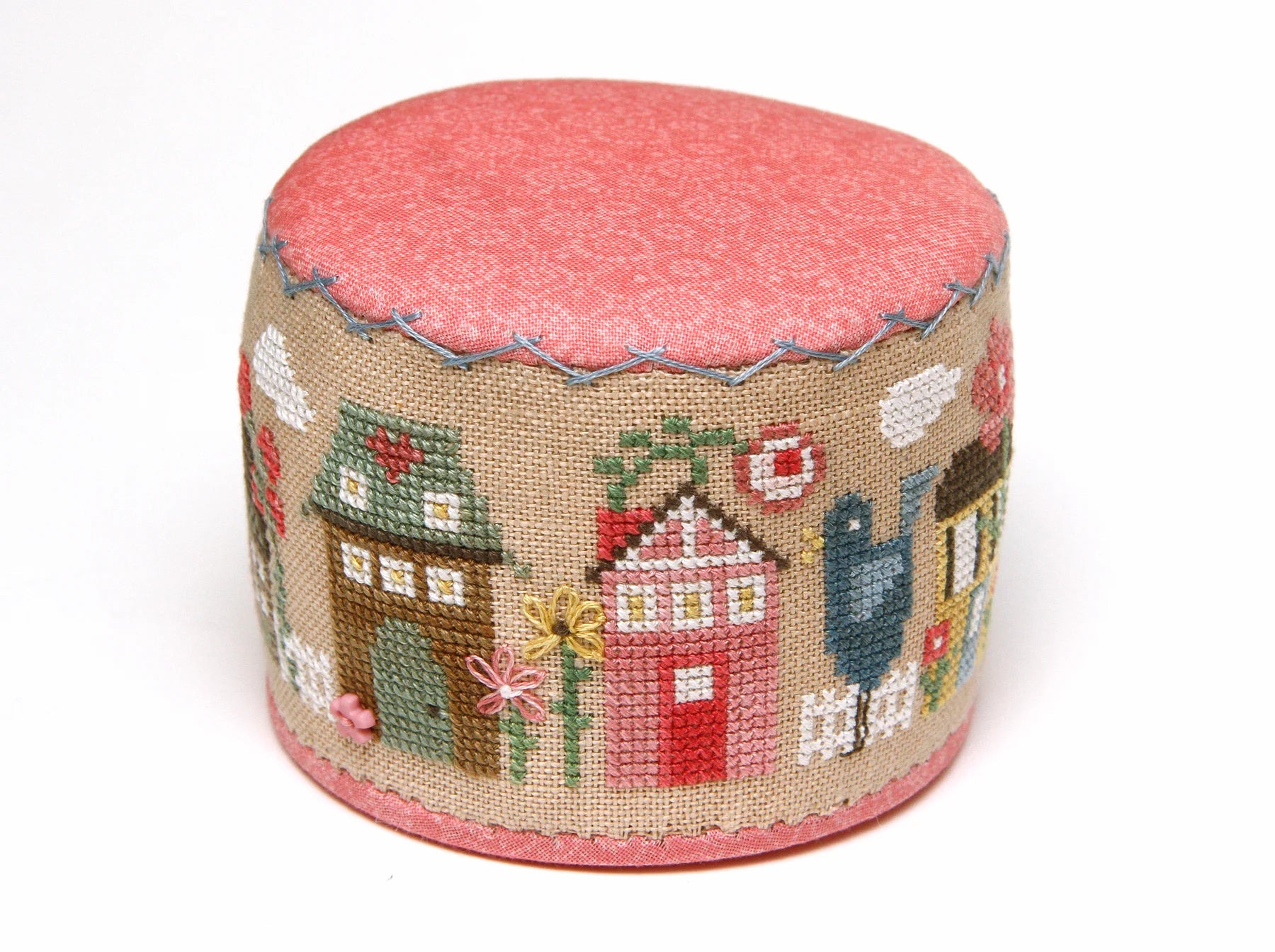 Photo of Heart in Hand Pattern in  Blooming Tiny Town - Cross Stitch