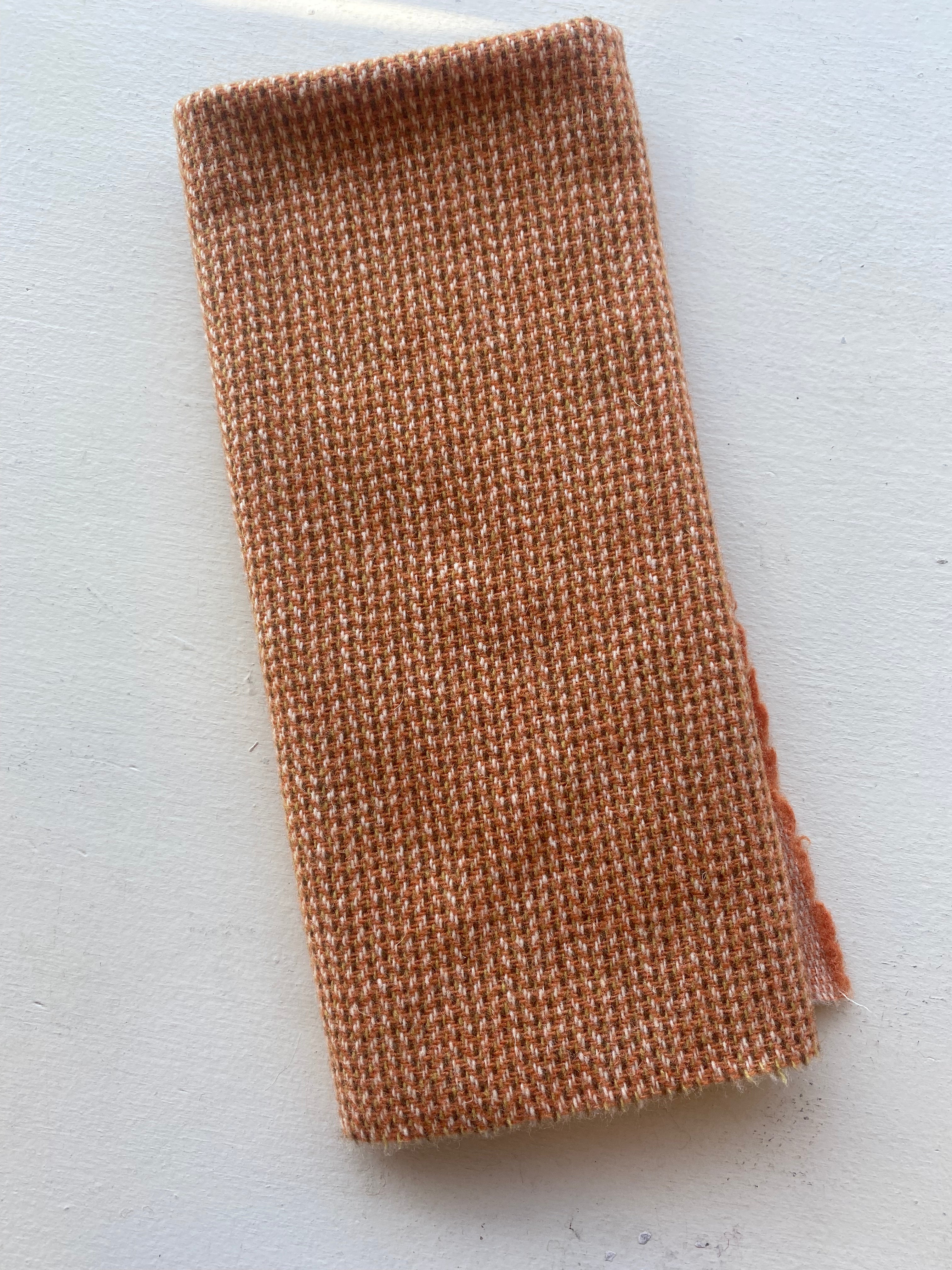Photo of Felted Wool Pre-Cut 100% Wool in Pumpkin Spice - Large - 15" x 14"