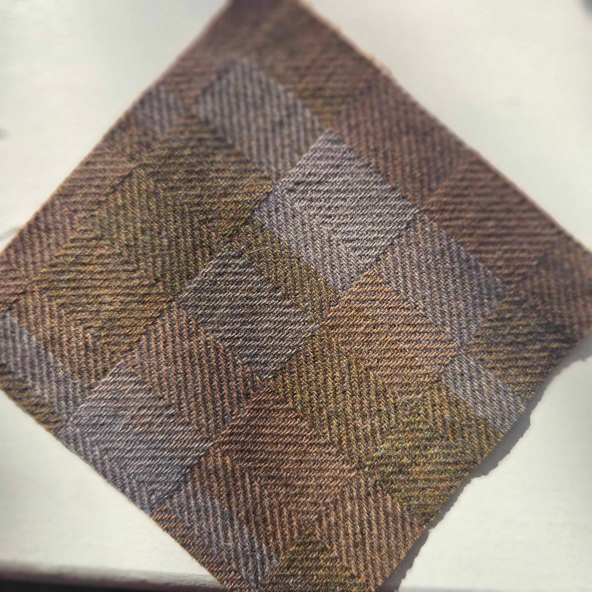 Wool Cut - Mini Square - Patch Green and Blue – Humble Stitch