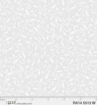 Photo of P & B Textiles 100% Cotton Fabric in Scroll White on White from Ramblings 13 - 44"/45" Wide Fabric