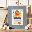Photo of Vintage Crocks Thru The Year October in Wool Applique Pattern from Buttermilk Basin