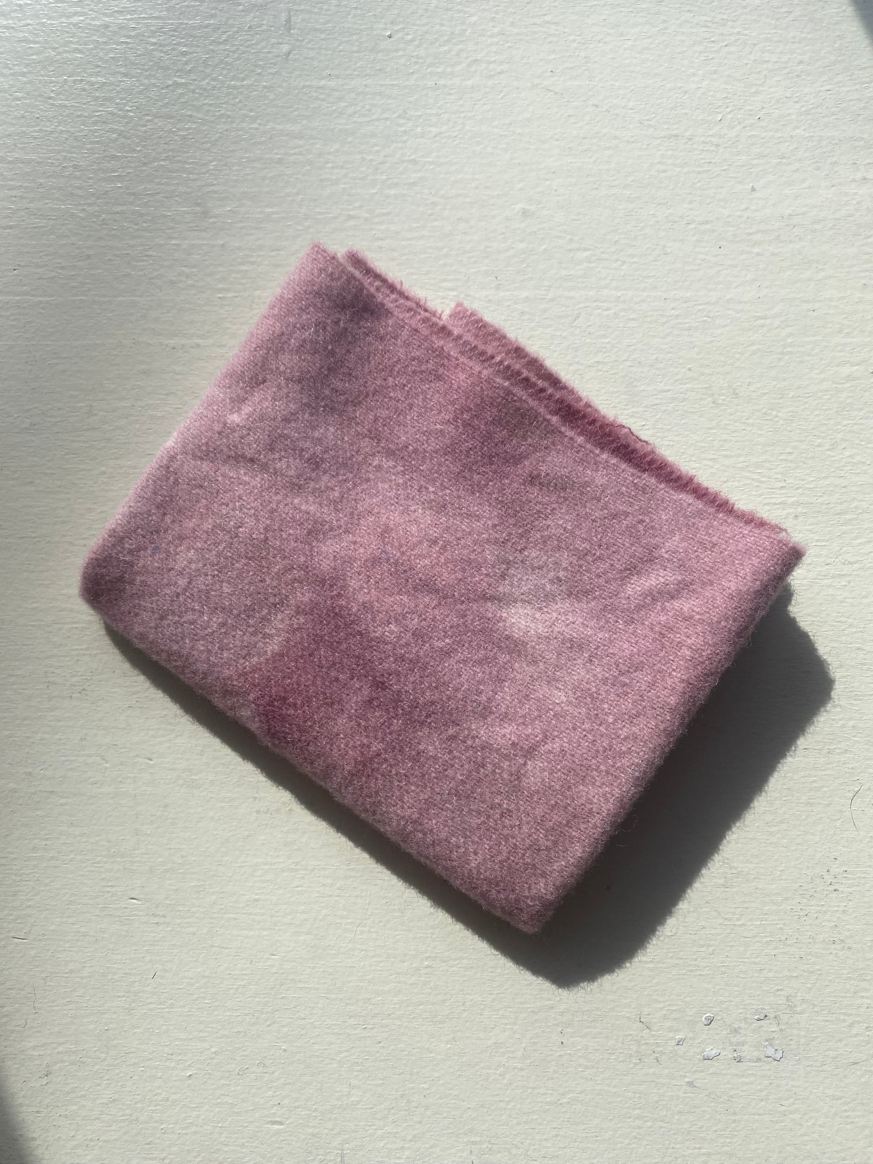Photo of Felted Wool Pre-Cut 100% Wool in Weathered Pink - Medium - 10" x 9"