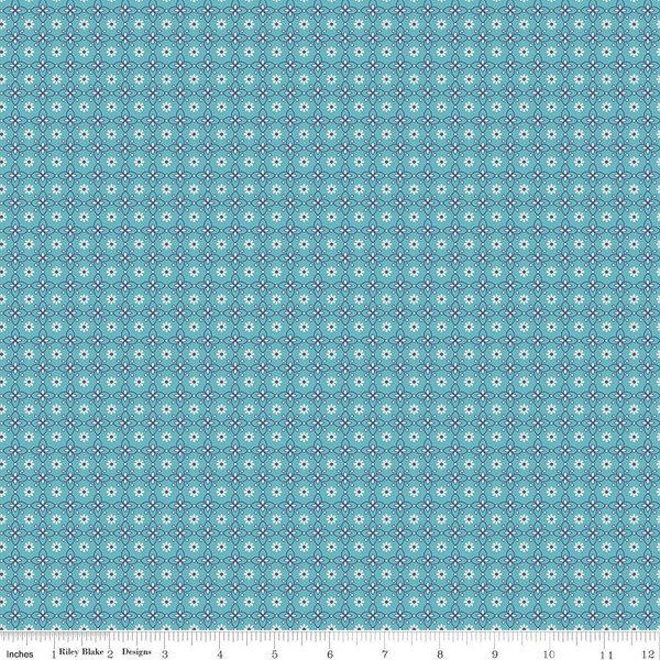 Photo of Riley Blake Designs 100% Cotton Fabric in Cottage Dainty from Mercantile - 44"/45" Wide Fabric