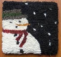 Snowman Rug Mugs in Wool Kit from The Blue Tulip