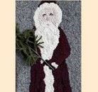 Photo of Belsnickel Red Coat in Rug Hooking from The Blue Tulip