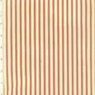 Photo of Red Ticking in 54" Fabric from Home Decorator Print