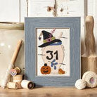Photo of Vintage Crocks Thru The Year October in Wool Applique Pattern from Buttermilk Basin