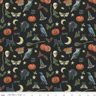 Photo of Black Spooky in Fabric from Riley Blake Trick or Treat