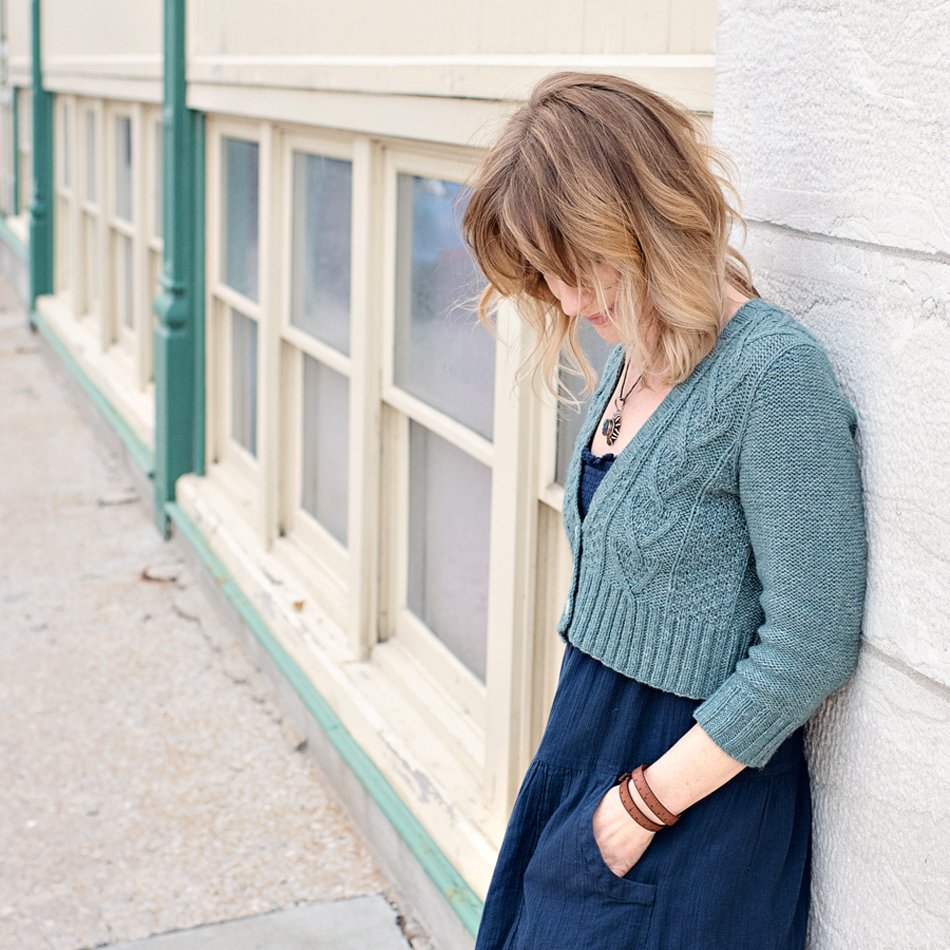 Minimalist Cable Cardigan by Carina Spencer – Humble Stitch