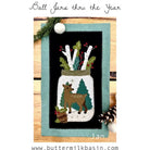 Photo of Ball Jar's Thru the Year January in Wool Applique from Buttermilk Basin