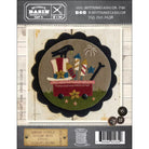 Photo of Buttermilk Basin Pattern in Center Circle Woolen Mats - July - Wool Applique