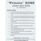 Photo of Buttermilk Basin Kit in Center Circle Woolen Mats January - Wool Applique
