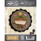 Photo of Buttermilk Basin Pattern in Center Circle Woolen Mats - May - Wool Applique