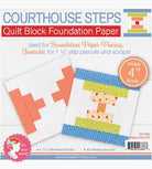 Photo of Courthouse Steps 6" Quilt Block Foundation Paper in Paper Piecing from It's Sew Emma