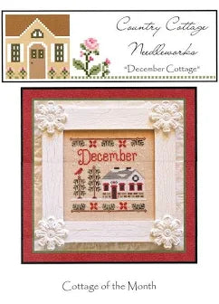 Photo of Cottage of the Month December in Cross Stitch from Country Cottage Needleworks