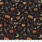 Photo of Black Spooky in Fabric from Riley Blake Trick or Treat
