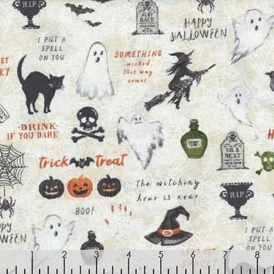 Photo of Midnight Hauntings in Fabric from Wilmington Prints