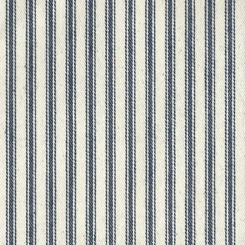 Photo of Blue Ticking in 54" Fabric from Home Decorator Print