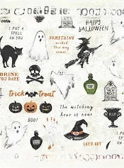 Photo of Midnight Hauntings in Fabric from Wilmington Prints