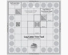 Photo of 8" Log Cabin Trim Tool in Ruler from Creative Grids