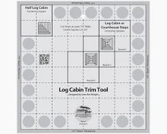 Photo of 8" Log Cabin Trim Tool in Ruler from Creative Grids