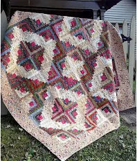 Photo of Country Retreat Log Cabin in Pattern from Cut Loose Press
