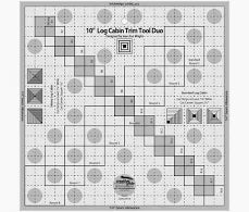 Photo of 10" Log Cabin Trim Tool Duo in Rulers from Creative Rulers
